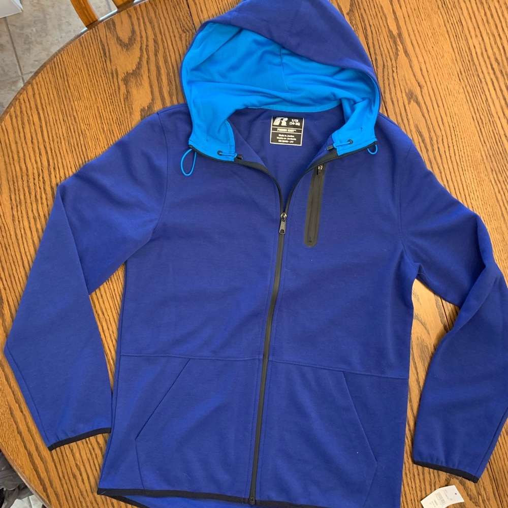 NWT Men’s hooded knit jacket